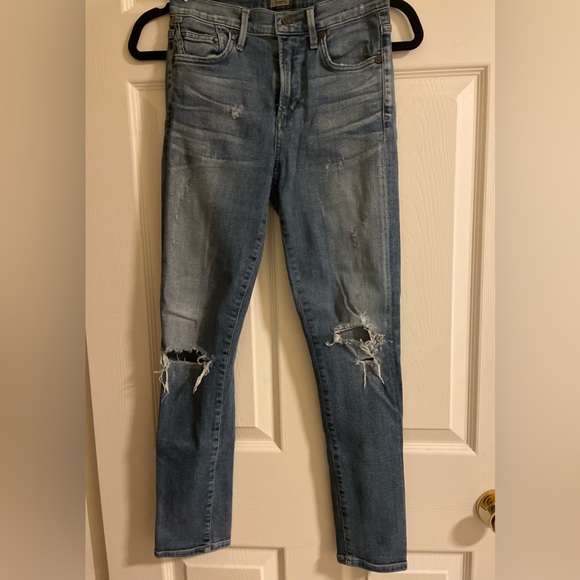 Citizens of Humanity Rocket Crop High Rise Skinny Jeans - Picture 2 of 4